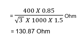 Resistive Reach Calculation