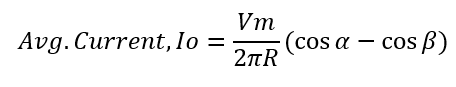 average-current-of-single-phase-half-wave-controlled-rectifier